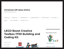 Tablet Screenshot of christmasgiftideasonline.net